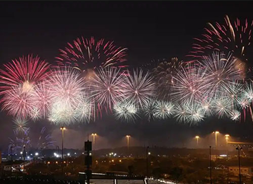 连城县焰火晚会